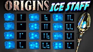 Ice Staff  ORIGINS Zombies  HOW TO BUILD AND UPGRADE TUTORIAL Ulls Arrow [upl. by Neirol]