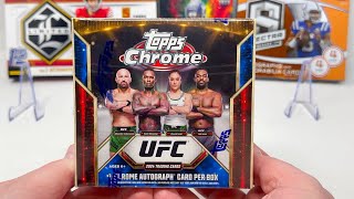 Ripping a 2023 Topps Chrome UFC MEGA Hobby Box [upl. by Rivard969]