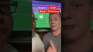 NFL is Back Ravens vs Chiefs live kickoff prediction shorts nfl nflweek1 nflkickoff [upl. by Atwood]