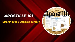 What is an Apostille  Why Would I Need an Apostille  How to Get an Apostille for US Documents [upl. by Llertniuq671]