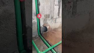 Drilling Process for Kitchen Drain Pipes through Walls [upl. by Dougy]