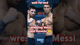 wrestling Messi and Ronaldo 😲 [upl. by Eizle437]