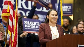 Fourth term Congresswoman Sharice Davids vows to represent her Kansas constituents [upl. by Lennej]