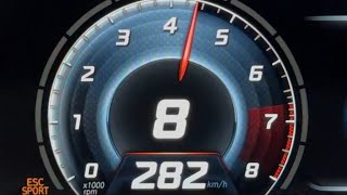 Hyundai Elantra N DCT top speed acceleration 0282kph  Nearly STOCK [upl. by Asserak]