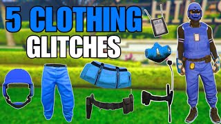 GTA 5 TOP 5 CLOTHING GLITCHES AFTER PATCH 168 Tron Glitch Duffel Bag amp More [upl. by Cleary]