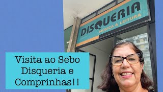 Visita ao sebo Disqueria com compras [upl. by Nroht110]