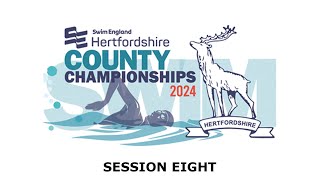 Swim England Hertfordshire County Championships 2024  Session Eight [upl. by Dominique]