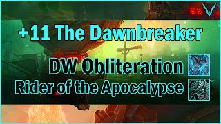 11 The Dawnbreaker  DW Obliteration amp Rider of the Apocalypse  Frost DK TWW Beta [upl. by Yrrat]