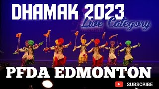 PFDA Edmonton Bhangra  Dhamak 2023 Winners Live Category [upl. by Asset]