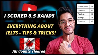 IELTS for Canada Band 85 in first attempt  My IELTS success story  Tips amp Resources [upl. by Anirpas]