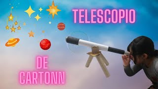 como hacer telescopio de cartón material reciclado [upl. by Annora509]