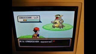 Safari Week 20183 Live Shiny Kangaskhan in Fire Red after 4251 REs NO CATCH SCREEN [upl. by Lois]