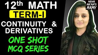 CBSE 12th BOARDS TERM 1 CONTINUITY amp DIFFERENTIABILITY  ONE SHOT  MCQ Series NCERT  EXEMPLAR [upl. by Glogau]