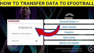 How To Link Konami ID To eFootball 2025 Mobile  How To Transfer Data From eFootball 2024 [upl. by Ydneh215]