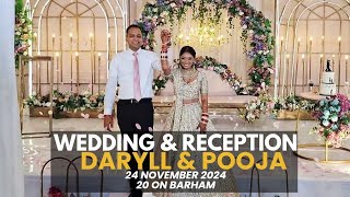 E2R Wedding amp Reception  Daryll amp Pooja  20 on Barham  24 Nov 2024 [upl. by Nylimaj]