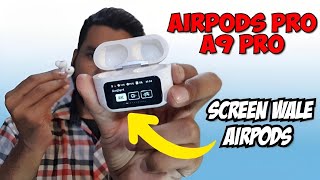 Airpods Pro A9 With Led Screen [upl. by Quirk629]