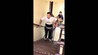 Vanderbilt exoskeleton Stair ascent and descent [upl. by Ailssa222]