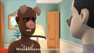 Wooden Pig gets grounded for nothing by Lady and Tramp Plotagon Gold Edition HD [upl. by Candide]