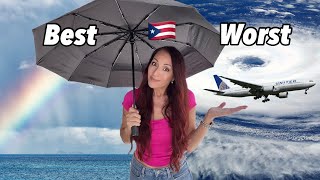 Best and Worst time to visit Puerto Rico 🇵🇷 [upl. by Yoo]