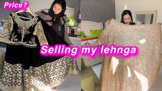 Selling my lehnga  price detail  Sitara Yaseen vlog [upl. by Dawna]