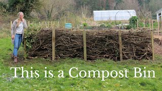 Beautiful DIY Compost Bin Using Pallets Costs Almost Nothing [upl. by Neelyak844]