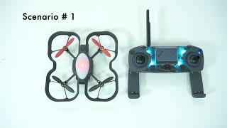 CoDrone EDU drone and controller LED states [upl. by Docilla]