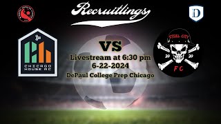 Chicago House AC vs Steel City FC  6 22 2024  MWPL Mens Soccer  Recruitlings [upl. by Assiluj]