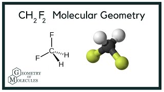 CH2F2 Molecular Geometry Bond Angles amp Electron Geometry Difluoromethane [upl. by Nortna69]