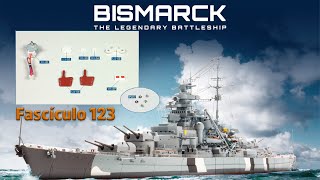 Construye el acorazado Bismarck  Fascículo 123  Agora models en español [upl. by Aromat961]