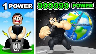 Becoming The Strongest Player in Strongman Simulator Roblox [upl. by Chow]