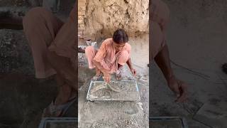 How Stylish Concrete Tiles are Made shorts diy cementprojects [upl. by Adnorehs]