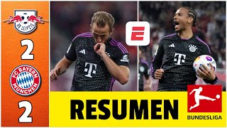 Espectacular remontada del Bayern Munich ante el RB Leipzig con goles de Kane y Sané  Bundesliga [upl. by Akcemat]