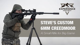 Steves 6mm Creedmoor Rifle for Backpack Hunting — The Experience Project EXP005 [upl. by Begga779]