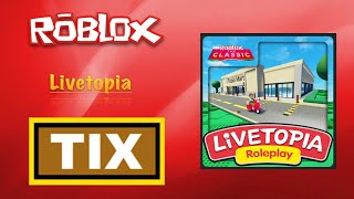 Roblox The Classic  Livetopia  All Tix Locations [upl. by Ahsinyd]