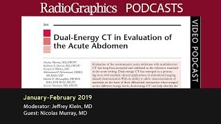 DualEnergy CT in Evaluation of the Acute Abdomen [upl. by Nora]