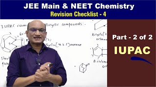 IUPAC Nomenclature Part 2  Revision Checklist 4 for JEE amp NEET Chemistry [upl. by Ehsrop659]