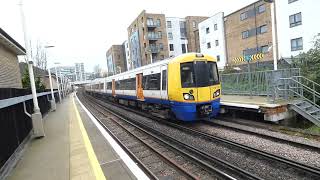 London Overground Class 378 208 Arrivals amp Depart South Acton for Stratford London [upl. by Harrell]