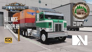 American Truck Simulator 150 Kenworth 520 Bullnose Gameplay 4k [upl. by Eessac]