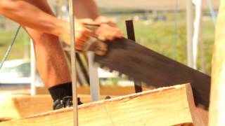 Shipwrights Workshop  Timber Framing Course Roof Geometry [upl. by Ylrebnik]