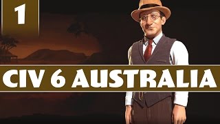 Civilization 6  Lets Play Australia  Part 1 Civ 6 Modded Gameplay with AI [upl. by Madelaine137]