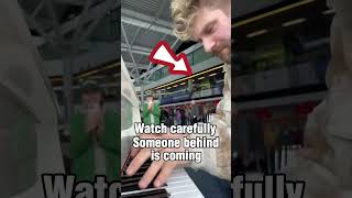 I met a SAXOPHONIST at theAIRPORTOFull Version music subscribe asmr youtubers funny remix [upl. by Drazze]