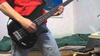 Bass line compilation for SampM Airlines by NOFX cover [upl. by Hgielime]