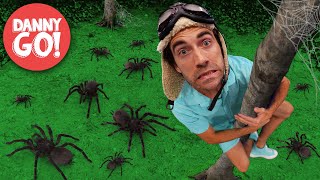 quotSpooky Spiders Everywherequot 🕷🎃 Halloween Adventure  Floor is Lava Game  Danny Go Songs for Kids [upl. by Arman28]