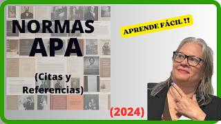 6 Normas APA 7 Citas y Referencias bibliográficas 2024 [upl. by Amaerd]