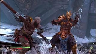 Fiske vs Kratos  GOW Ragnarok Valhalla DLC [upl. by Yenor]