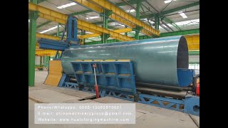 sheet rolling machine 8m metal plate bending machine roller forming [upl. by Airotciv]