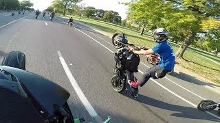 ROC 2017 LONGEST WHEELIE on Motorcycle Sport Bike Wheelies [upl. by Onailimixam]