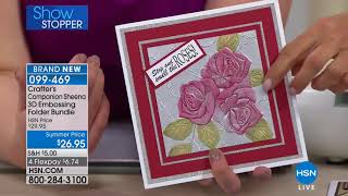 HSN  Crafters Companion 05022018  10 PM [upl. by Allenaj707]