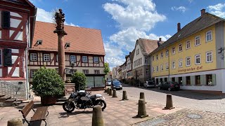 Motorradtour Odenwald amp Praxistest Inata360 X4 [upl. by Holle190]