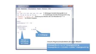 Regressionsanalyse mit R [upl. by Borgeson546]